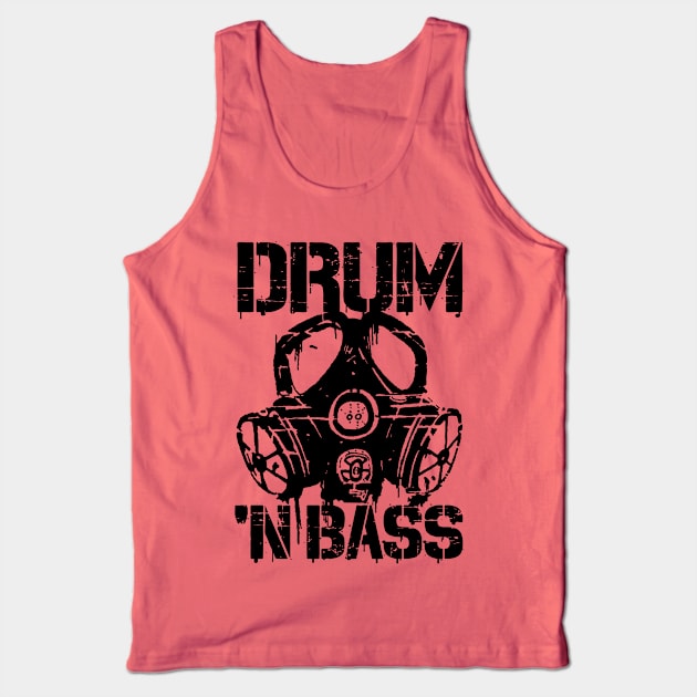 Drum N Bass Gasmask Tank Top by CultureClashClothing